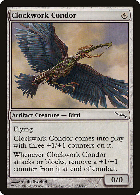 Magic the Gathering Card - Clockwork Condor - MTG Circle