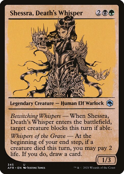 Magic the Gathering Card - Shessra, Death's Whisper - MTG Circle