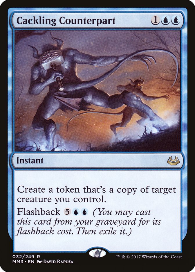 Magic the Gathering Card - Cackling Counterpart - MTG Circle