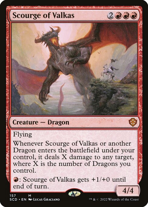 Magic the Gathering Card - Scourge of Valkas - MTG Circle