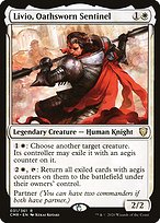 Magic the Gathering Card - Livio, Oathsworn Sentinel - MTG Circle