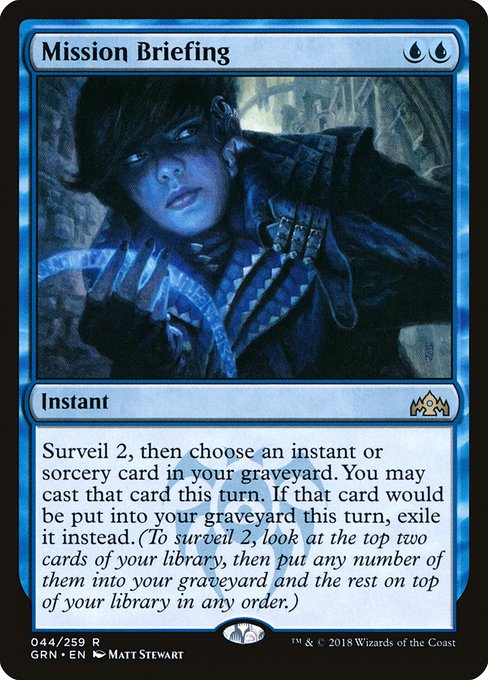 Magic the Gathering Card - Mission Briefing - MTG Circle