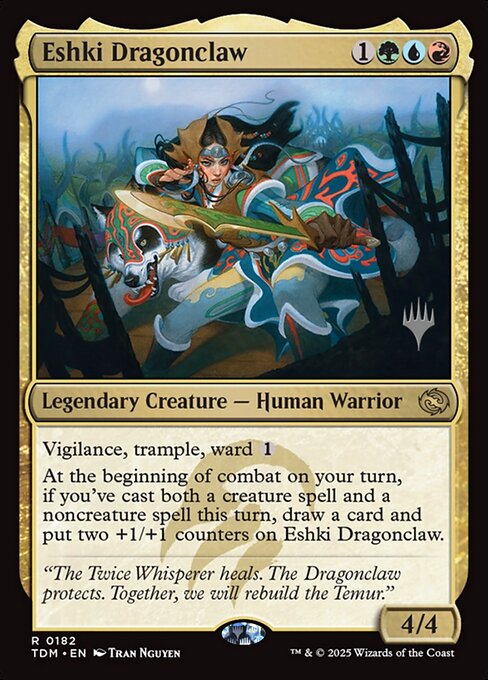 Magic the Gathering Card - Eshki Dragonclaw - MTG Circle