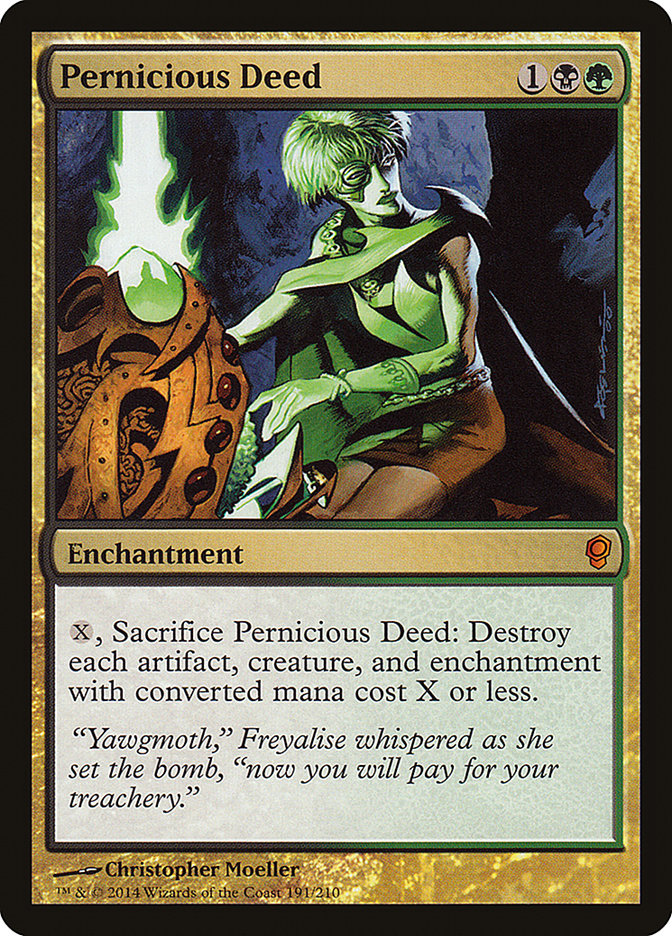Magic the Gathering Card - Pernicious Deed - MTG Circle