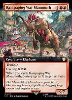 Magic the Gathering Card - Rampaging War Mammoth - MTG Circle