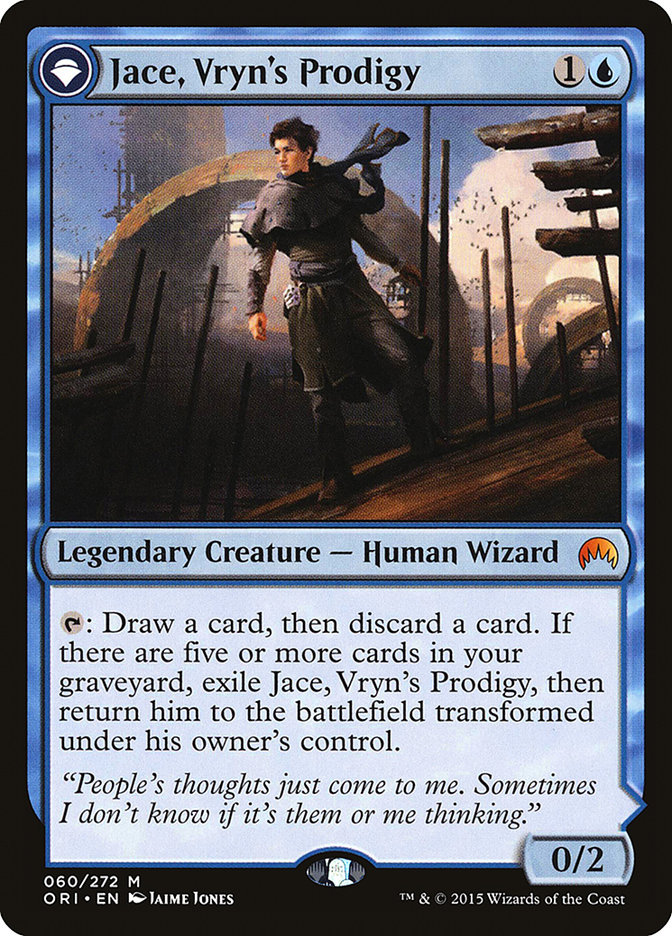 Magic the Gathering Card - Jace, Vryn's Prodigy - MTG Circle