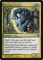 Magic the Gathering Card - Fleetfoot Panther - MTG Circle