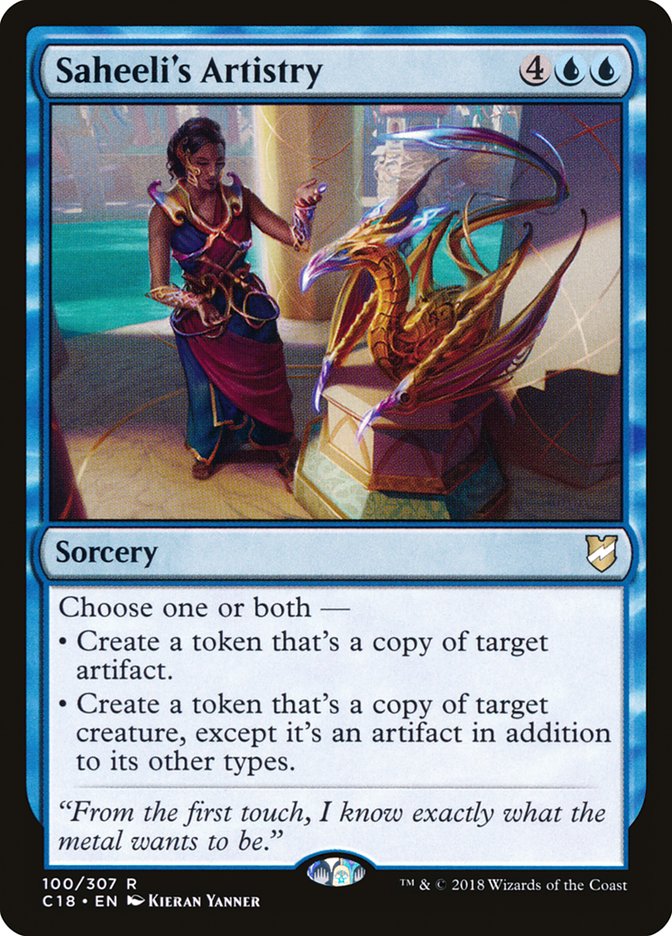 Magic the Gathering Card - Saheeli's Artistry - MTG Circle