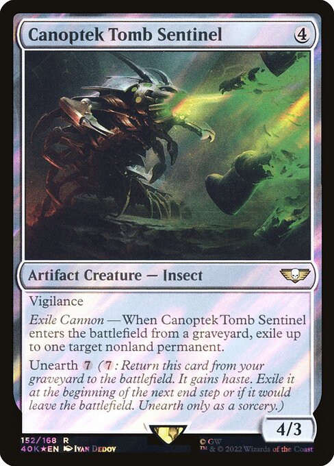 Magic the Gathering Card - Canoptek Tomb Sentinel - MTG Circle