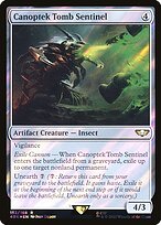 Magic the Gathering Card - Canoptek Tomb Sentinel - MTG Circle