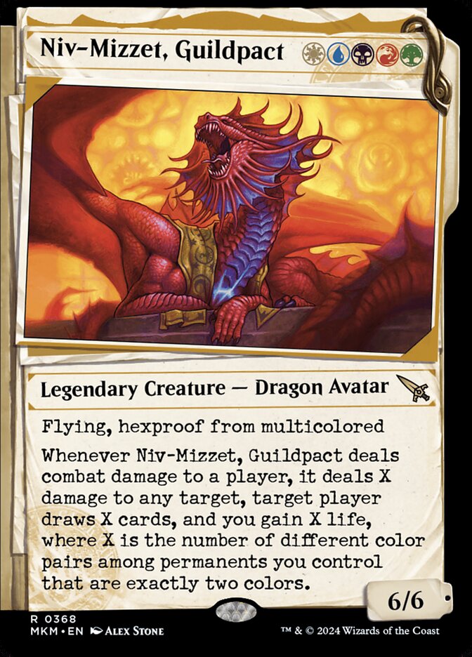Magic the Gathering Card - Niv-Mizzet, Guildpact - MTG Circle