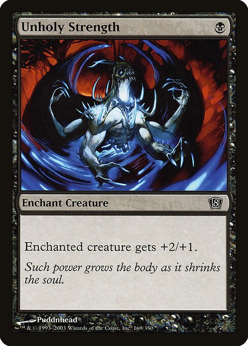 Magic the Gathering Card - Unholy Strength - MTG Circle