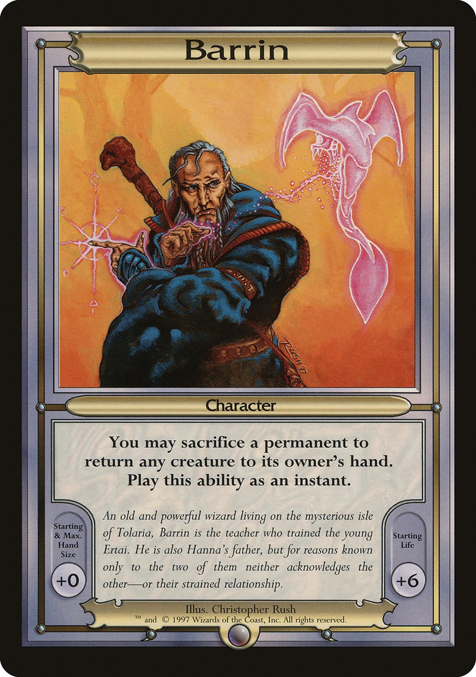 Magic the Gathering Card - Barrin - MTG Circle