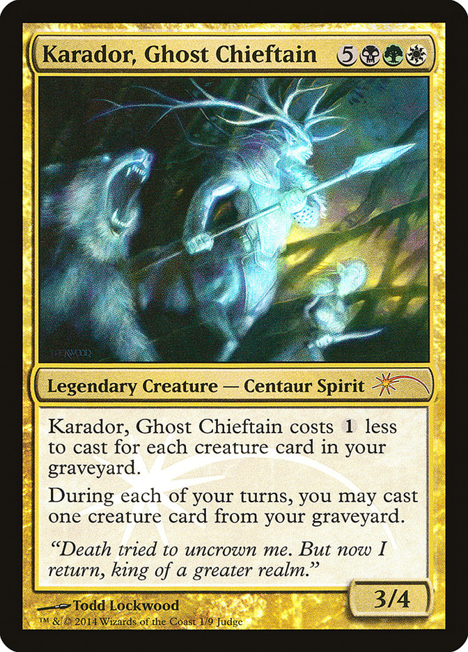 Magic the Gathering Card - Karador, Ghost Chieftain - MTG Circle
