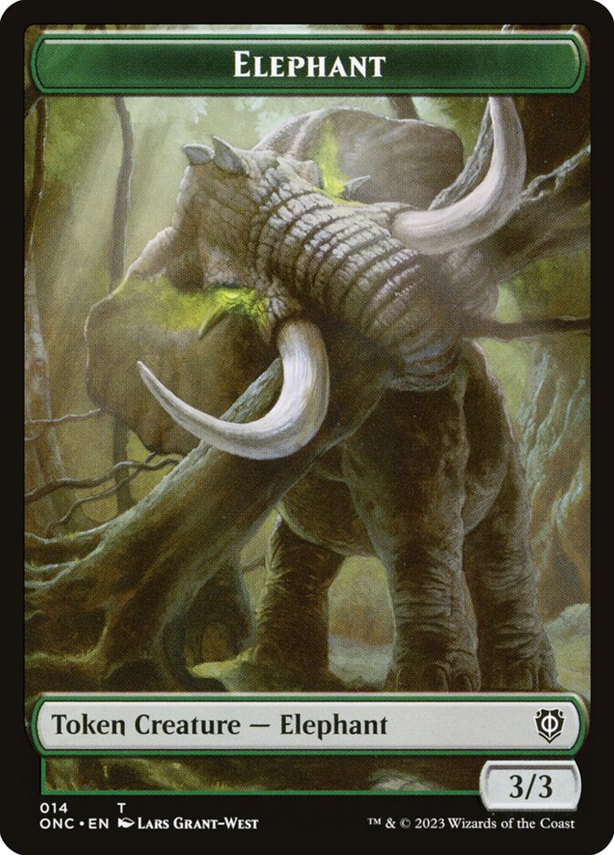 Magic the Gathering Card - Elephant - MTG Circle