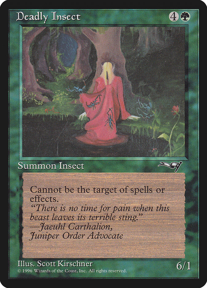 Magic the Gathering Card - Deadly Insect - MTG Circle