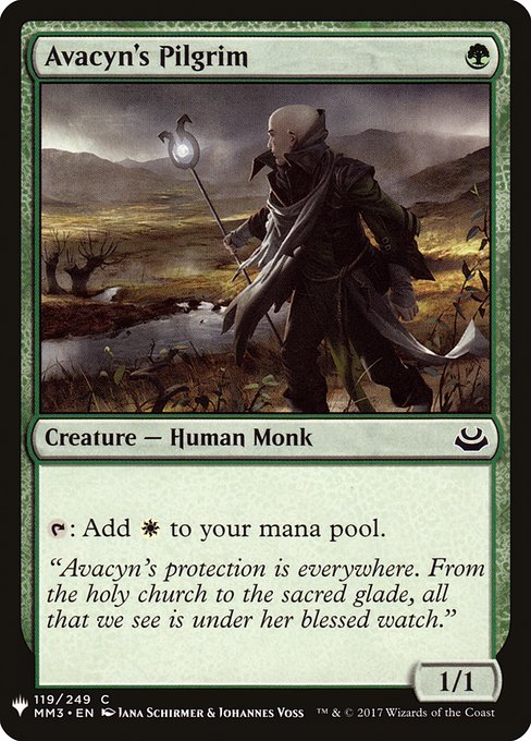 Magic the Gathering Card - Avacyn's Pilgrim - MTG Circle