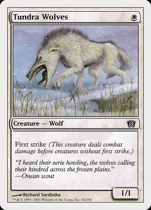 Magic the Gathering Card - Tundra Wolves - MTG Circle