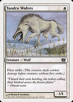 Magic the Gathering Card - Tundra Wolves - MTG Circle