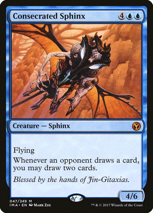 Magic the Gathering Card - Consecrated Sphinx - MTG Circle