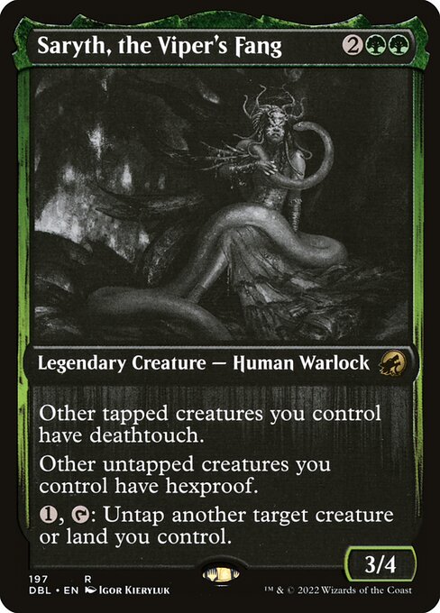 Magic the Gathering Card - Saryth, the Viper's Fang - MTG Circle