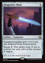 Magic the Gathering Card - Dragonfire Blade - MTG Circle