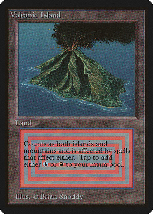 Magic the Gathering Card - Volcanic Island - MTG Circle
