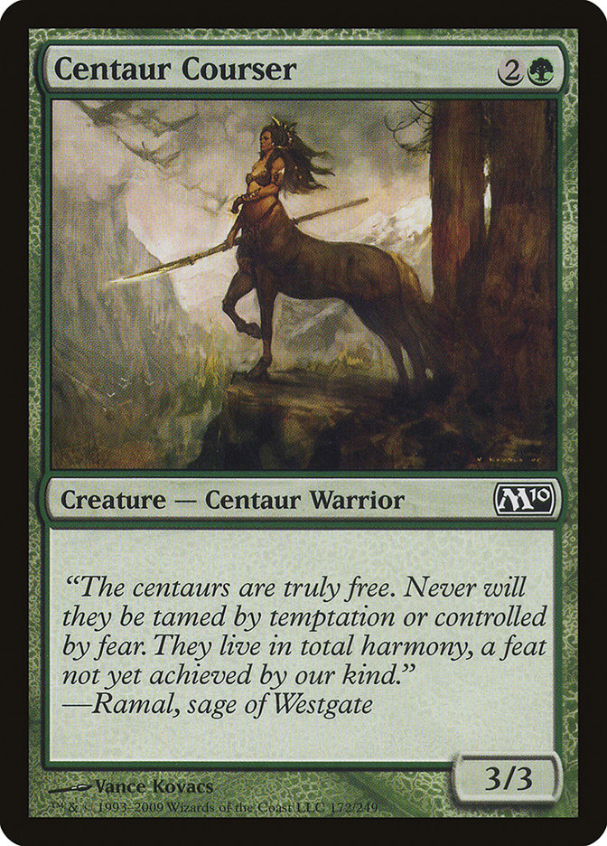 Magic the Gathering Card - Centaur Courser - MTG Circle