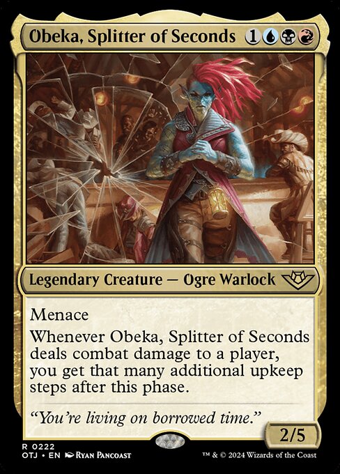 Magic the Gathering Card - Obeka, Splitter of Seconds - MTG Circle