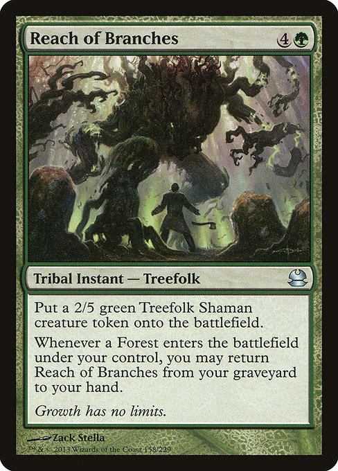 Magic the Gathering Card - Reach of Branches - MTG Circle