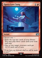 Magic the Gathering Card - Opera Love Song - MTG Circle
