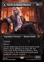 Magic the Gathering Card - Sorin of House Markov // Sorin, Ravenous Neonate - MTG Circle