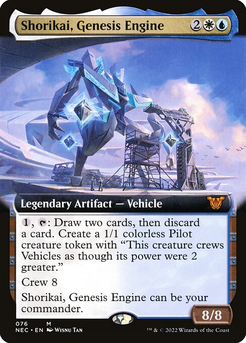 Magic the Gathering Card - Shorikai, Genesis Engine - MTG Circle