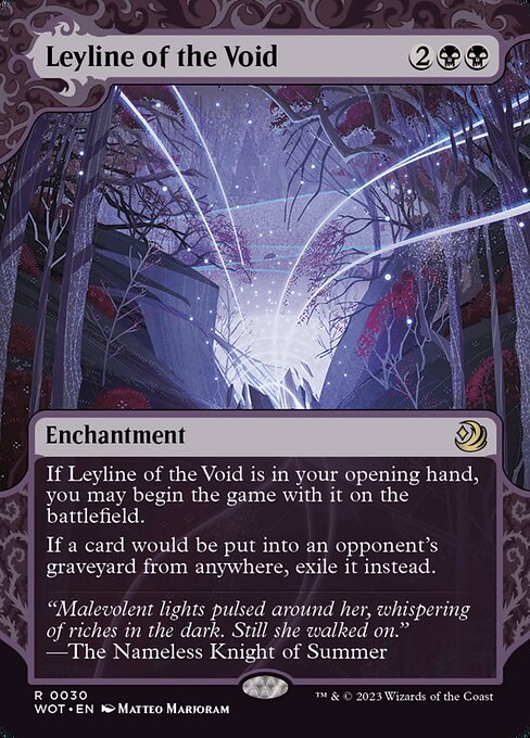 Magic the Gathering Card - Leyline of the Void - MTG Circle