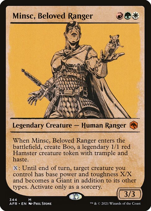 Magic the Gathering Card - Minsc, Beloved Ranger - MTG Circle