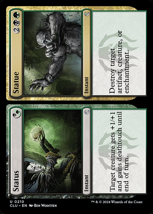 Magic the Gathering Card - Status // Statue - MTG Circle
