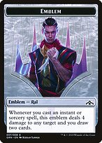 Magic the Gathering Card - Ral, Izzet Viceroy Emblem - MTG Circle