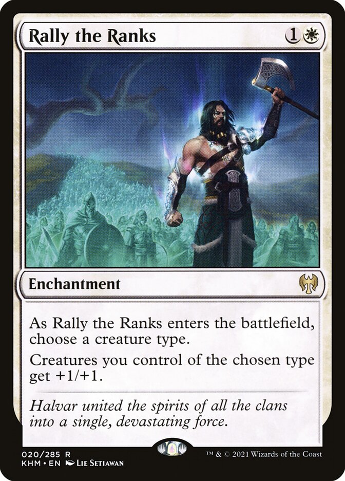 Magic the Gathering Card - Rally the Ranks - MTG Circle