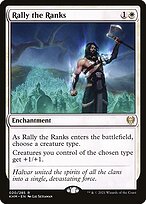 Magic the Gathering Card - Rally the Ranks - MTG Circle