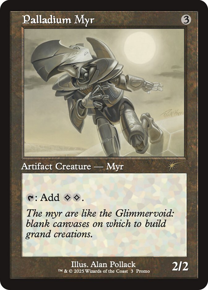 Magic the Gathering Card - Palladium Myr - MTG Circle