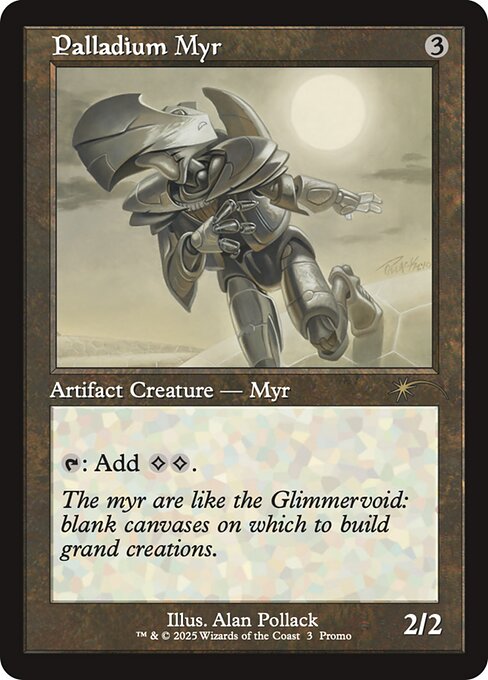 Magic the Gathering Card - Palladium Myr - MTG Circle