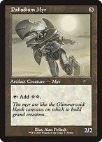Magic the Gathering Card - Palladium Myr - MTG Circle