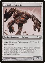 Magic the Gathering Card - Hematite Golem - MTG Circle