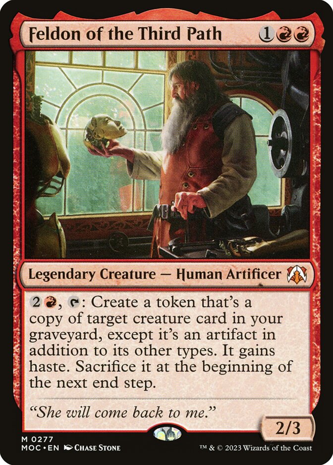 Magic the Gathering Card - Feldon of the Third Path - MTG Circle
