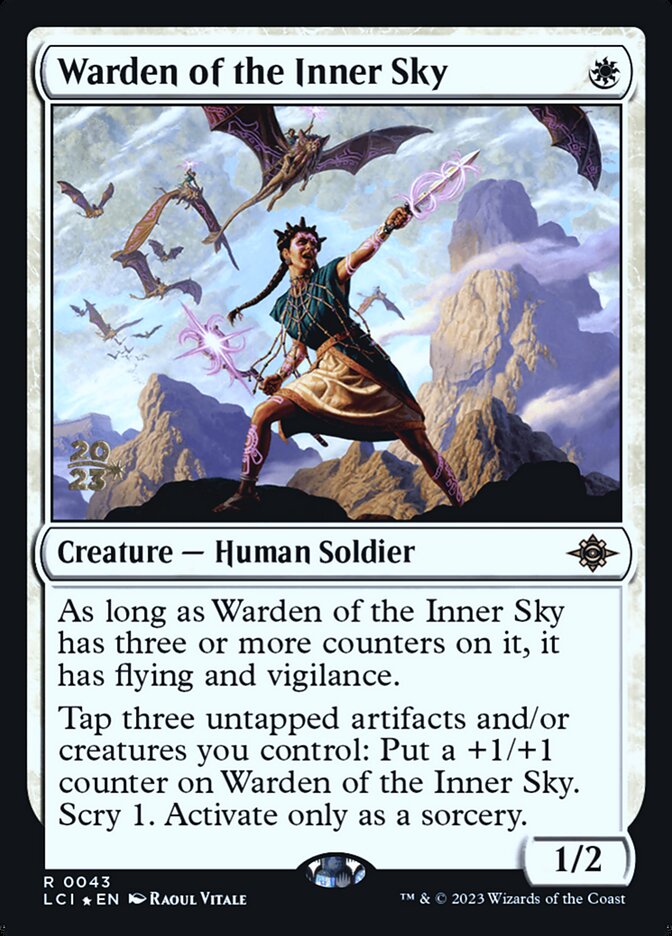 Magic the Gathering Card - Warden of the Inner Sky - MTG Circle