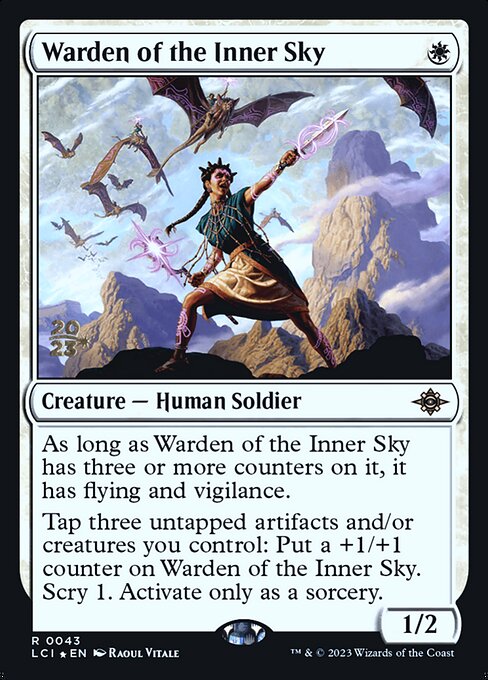 Magic the Gathering Card - Warden of the Inner Sky - MTG Circle