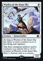 Magic the Gathering Card - Warden of the Inner Sky - MTG Circle