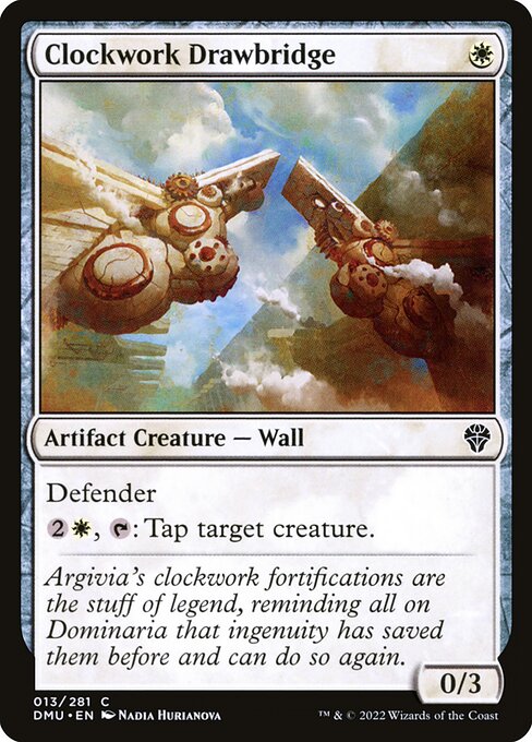 Magic the Gathering Card - Clockwork Drawbridge - MTG Circle