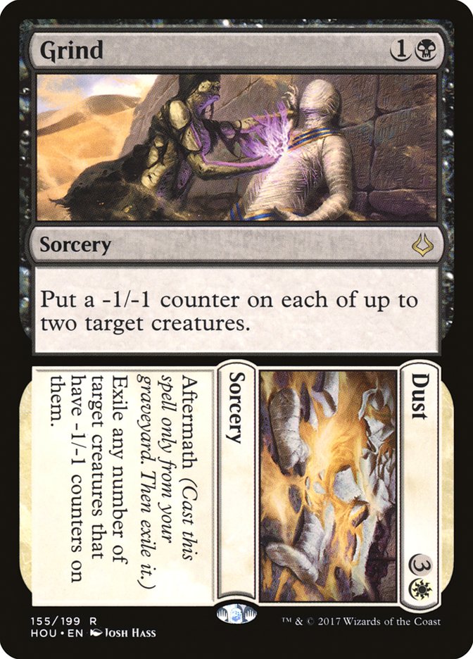Magic the Gathering Card - Grind // Dust - MTG Circle