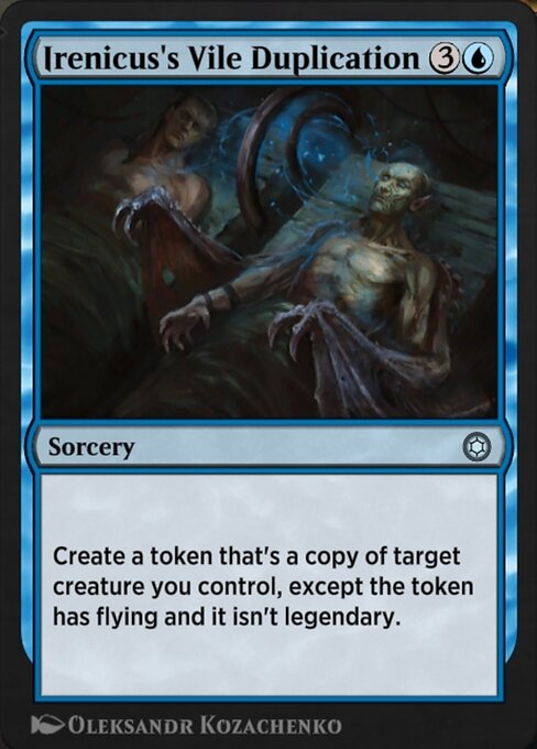 Magic the Gathering Card - Irenicus's Vile Duplication - MTG Circle